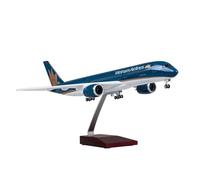 Aviones metálicos en Miniatura Avión A350 De Vietnam Airlines Modelo 350 De 47 Cm con Rueda Y Luz Escala 1:142 Juguete De Resina para Coleccionar para Colecciones(No Light)
