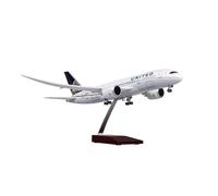 Aviones metálicos en Miniatura Modelo De Avión Boeing B787 Resina Fundido A Presión 43 Cm 1:130 con Ruedas Y Luz para Exhibición Colección para Adultos para Colecciones(No Light)