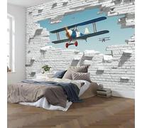 Aviones Mural De Papel Pintado,Mural De Pared Con Efecto 3D,Papel Tapiz Fotográfico Para Dormitorio,Sala De Estar,Decoración De Restaurante-200X140Cm