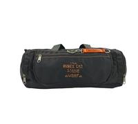 Avirex Bolsa de viaje con correa de nailon impermeable, bolsa de gimnasio con llavero extraíble, Duffle Bag, colección Post, PST05, gris