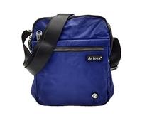 Avirex, Colección Bomber - Bolso bandolera grande de nailon para hombre, color azul marino, navy