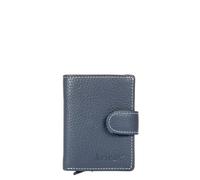 AVIREX Houston - Cartera de piel de vacuno con protección RFID, compacta y funcional, navy, Dimensione chiuso: Cm. 10,5x7,5x2,0, Contemporáneo