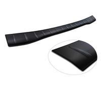 Avisa Protector del Parachoques Trasero Inoxidable Negro Mate Compatible con Ford Transit Custom & Tourneo Custom (V710) 2023- 'Ribs'