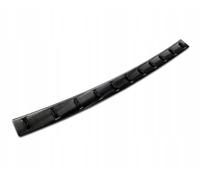 AVISA | Compatible con Mercedes GLC 2015-2022 | Protector de Parachoques Trasero; Acero Inoxidable, Cepillado, Negro; Tira Protectora Protege la Pintura del Parachoques Trasero de Daños