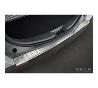 Avisa Protector de Parachoques Trasero de Acero Inoxidable Compatible con Toyota bZ4X 2021- y Subaru Solterra 2022- 'Ribs'