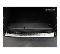 Avisa Protector del Parachoques Trasero Inoxidable Compatible con Citroën Berlingo II Multispace & Peugeot Partner Tepee 2008- / Rifter 2018- & Opel Combo E 2018- & Toyota Proace City/Verso 2019-