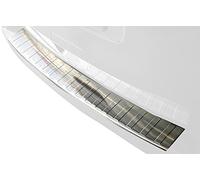 Avisa Protector del Parachoques Trasero Inoxidable Compatible con Citroën Spacetourer/Peugeot Traveller/Peugeot Expert/Toyota Proace Verso 2016- / Opel Vivaro 2019- 'Ribs' (for Painted Bumpers)