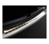 Avisa Protector del Parachoques Trasero Inoxidable Compatible con Dacia Duster II 2018-2021 & FL 2021- 'Ribs'