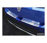 Avisa Protector del Parachoques Trasero Inoxidable Compatible con Dacia Sandero III 2020-2022 & Facelift 2022- Incl. Stepway 'Ribs' (2-pièces)
