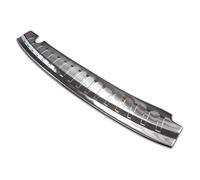 Avisa Protector del Parachoques Trasero Inoxidable Compatible con Ford Ecosport II Facelift 2017- Incl. ST-Line 'Ribs'