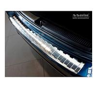 Avisa Protector del Parachoques Trasero Inoxidable Compatible con Mercedes Clase B W247 2018- Incl. AMG 'Ribs'