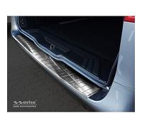 Avisa Protector del Parachoques Trasero Inoxidable Compatible con Mercedes Vito & Clase V 2014-2019 & Facelift 2019- 'Ribs' (Versión Larga)