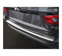 Avisa Protector del Parachoques Trasero Inoxidable Compatible con Mitsubishi ASX 2017-2019 'Ribs'