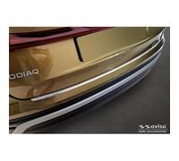 Avisa Protector del Parachoques Trasero Inoxidable Compatible con Skoda Kodiaq II (PS7) 2024- 'Ribs'