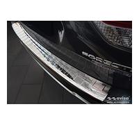 Avisa Protector del Parachoques Trasero Inoxidable Compatible con Subaru Forester (SK) 2018- 'Ribs'