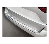 Avisa Protector del Parachoques Trasero Inoxidable Compatible con Volkswagen Multivan T7 2021- - 'Ribs'