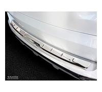 Avisa Protector del Parachoques Trasero Inoxidable 'Deluxe' Compatible con BMW X5 G05 Paquete M 2018- 'Performance' excl. M-Competition Plata Reflectante/Carbono Negro