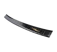Avisa Protector del Parachoques Trasero Inoxidable Negro Compatible con BMW Serie 3 G21 Touring Paquete M (excl. Sportline & 330e Hybrid) 2018-