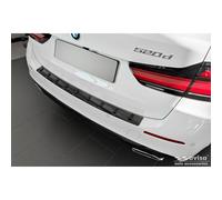 Avisa Protector del Parachoques Trasero Inoxidable Negro Compatible con BMW Serie 5 G31 FL Touring 2020- excl. M-Sport 'Strong Edition'