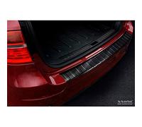 Avisa Protector del Parachoques Trasero Inoxidable Negro Compatible con BMW X6 (E71) 2009-2014