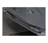 Avisa Protector del Parachoques Trasero Inoxidable Negro Compatible con Ford Transit Custom 2023- 'Ribs'