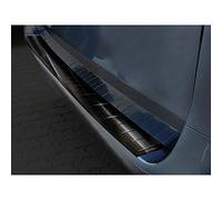 Avisa Protector del Parachoques Trasero Inoxidable Negro Compatible con Mercedes Vito/Clase V 2014-2019 & Facelift 2019- 'Ribs' (Versión Larga)