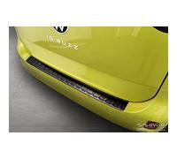 Avisa Protector del Parachoques Trasero Inoxidable Negro Compatible con Volkswagen ID.Buzz + Cargo 2022- 'Ribs'