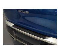 Avisa Protector del Parachoques Trasero Inoxidable Negro Mate Compatible con Peugeot 3008 III 2024- 'Ribs'
