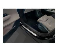 Avisa Protectores de umbral de puerta de acero inoxidable compatibles con Volvo EX90 2024- 'Lines' - 4 piezas