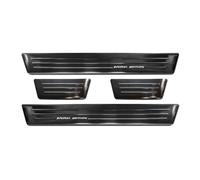 Avisa Protectores de umbral de Puerta de Acero Inoxidable para Ford EcoSport Facelift 2017, 4 Piezas