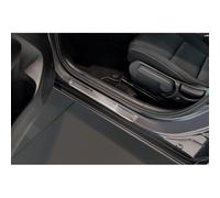 Avisa Protectores de umbral de puerta Inox compatibles con Hyundai Kona II 2023- / MG 3 2024- / MG ZS II 2024- 'Lines' - 4 piezas