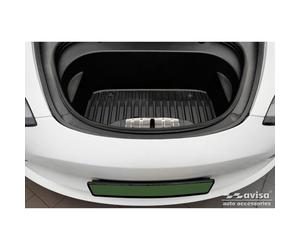Avisa Protectores del Maletero Delantero de Acero Compatible con Tesla Model 3 2019-2023 - Plateado