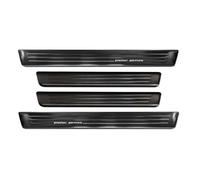 Avisa Umbrales de Puerta Inoxidable Negro Compatible con Renault Kangoo III Furgon & Nissan Townstar & Mercedes Citan 2021- - 'Special Edition' - 4-Piezas