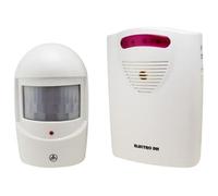 Avisador de Presencia con Luz y Sonido, detección de Movimiento, avisos Luminosos y acústicos, Ideal para Seguridad y alertas.