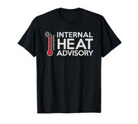 Aviso de Calor Interno, diseño de Humor de Advertencia Camiseta