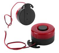 Aviso de marcha atrás para coche y camión, bocina alarma inversa resistente al agua 100 dB, compatible con vehículos 12 V o 24 V, ABS