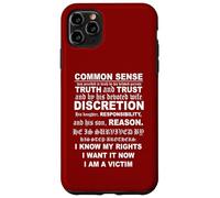 Aviso de Muerte del Sentido común Carcasa para iPhone 11 Pro MAX