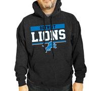 Avista de fanticos del equipo NFL Gameday Charcoal Sweal Sweats - Cotton & Polyester - Mantngase caliente y represente a su equipo con estilo (Detr