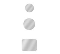 Avizar 2x Adaptadores de placas metálicas compatibles con fijación magnética adhesiva