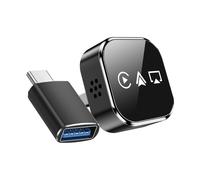 Avizar, Adaptador CarPlay Coche sin Cables Receptor Bluetooth y Wi-Fi USB USB-C