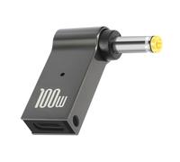 Avizar Adaptador de carga Lenovo USB-C de 100 W a de 4,0 x 1,7 mm, Amarillo