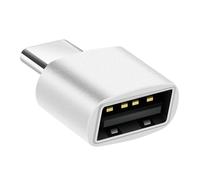Avizar Adaptador de carga USB C a USB Velocidad 480Mbps, Plata