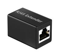 Avizar Adaptador de extensión Ethernet Acoplador RJ45 Diseño compacto,
