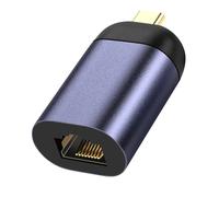 Avizar Adaptador USB-C a Ethernet Velocidad datos 100 Mbps Diseño compacto, Gris