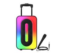 Avizar, Altavoz Bluetooth Portátil Luminoso 2x Altavoces de 5W con Micrófono