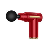 Avizar Aparato de Masaje a Percusión sin cable con Pantalla 1200mAh, Rojo