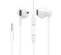 Avizar Auriculares Cable Jack 3.5mm Sonido Estéreo Mando Micrófono,
