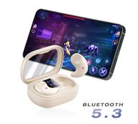 Avizar Auriculares inalámbricos Bluetooth 5.3 estéreo con bajos y cancelación activa de ruido