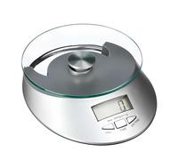 Avizar, Balanza Digital de 5Kg para Pastelería con Plato de Vidrio Templado