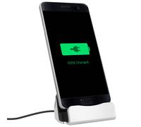 Avizar Base de carga Micro-USB Carga y sincronización, Plata